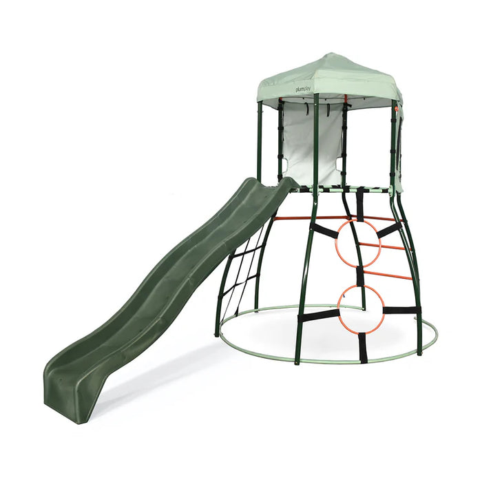 Metal Climbing Dome with Slide