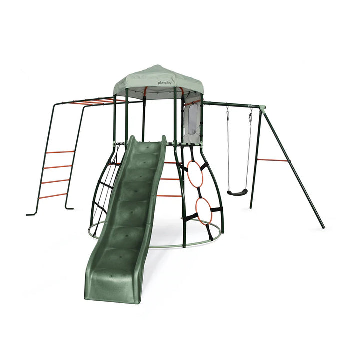 Metal Climbing Dome with Slide