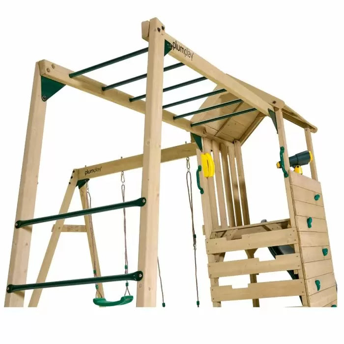 Plum Lookout Tower Play Centre with Swings and Monkey Bars | Outdoor Adventure Playset for Kids (Perth Delivery Only)