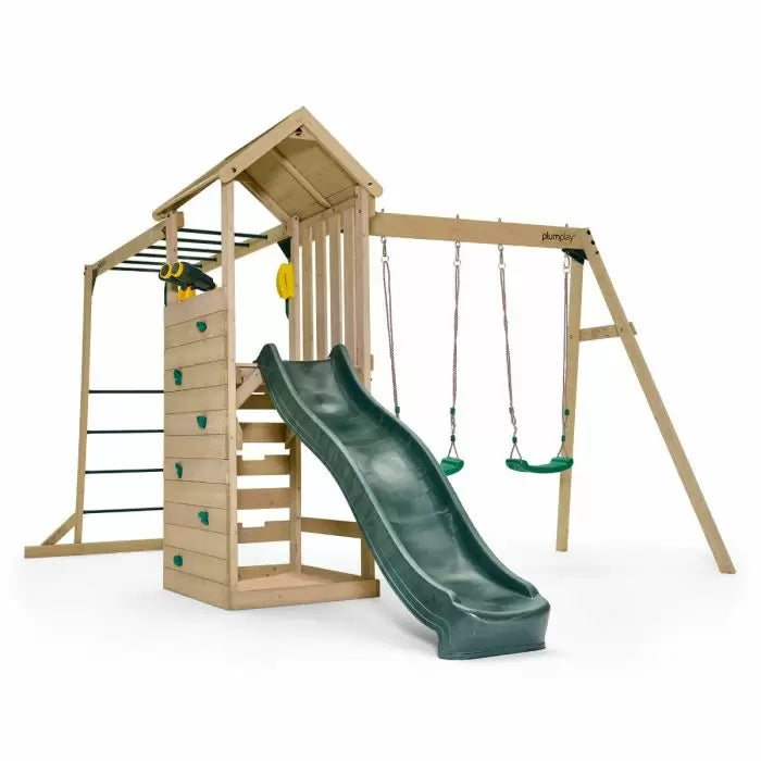 Plum Lookout Tower Play Centre with Swings and Monkey Bars | Outdoor Adventure Playset for Kids (Perth Delivery Only)