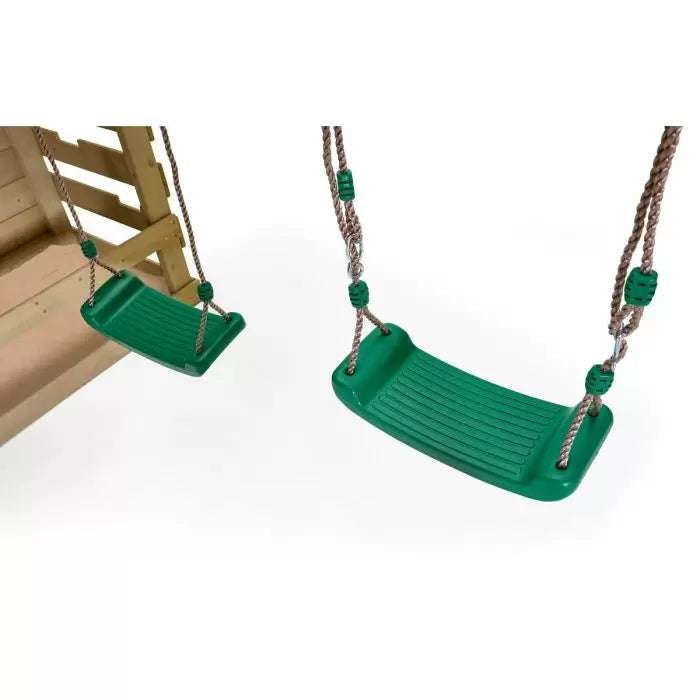 Plum Lookout Tower Playcentre with Swings | Wooden Adventure Climbing Frame for Kids (Perth Delivery Only)