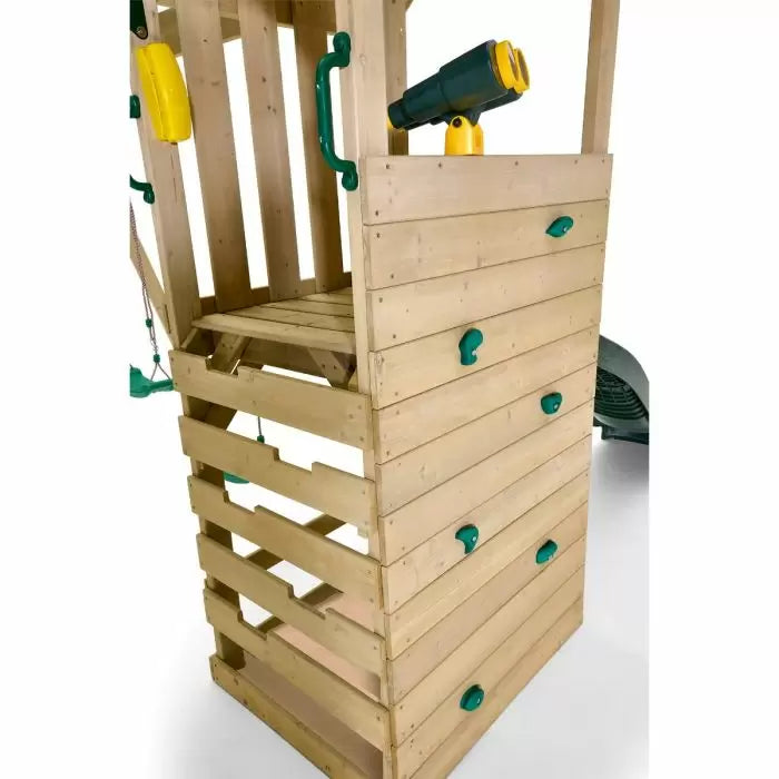 Plum Lookout Tower Playcentre with Swings | Wooden Adventure Climbing Frame for Kids (Perth Delivery Only)