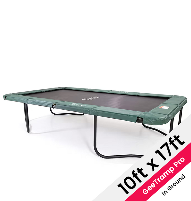 GeeTramp Force Pro 10ft x 17ft Rectangle Trampoline - In Ground (FREE Perth Only Delivery)