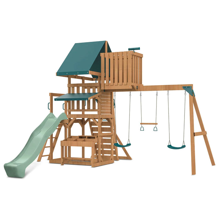 Walton Swing Set, Monkey Bars & Playground with 2.2m Slide (Cubby Clearance)