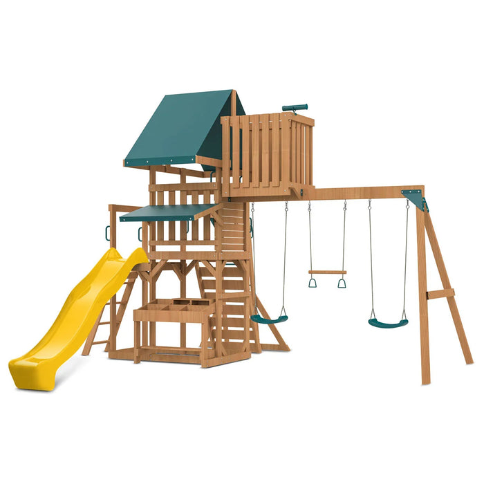 Walton Swing Set, Monkey Bars & Playground with 2.2m Slide (Cubby Clearance)