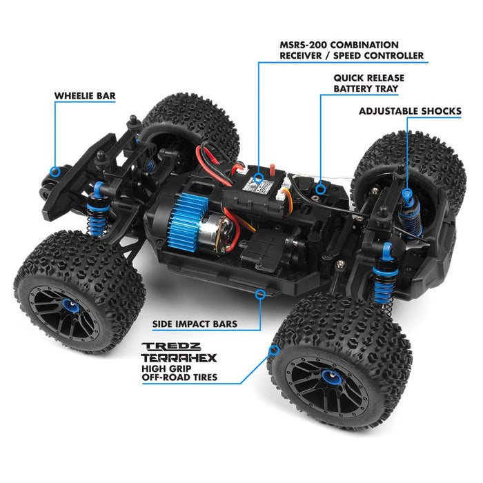 MAVERICK 1/18 ATOM AT1 4WD ELECTRIC TRUCK - GREEN