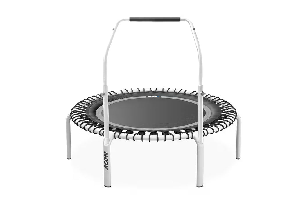 ACON Fitness Rebounder - Round Rebounder Trampoline w/ Handle - 44" (1.12m) White