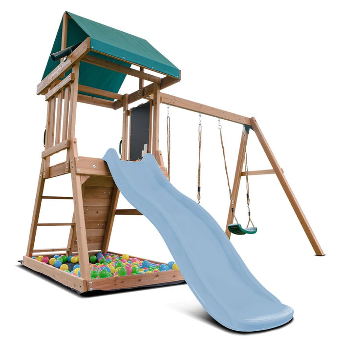 Greenvale Play Centre with 1.8m Slide (Cubby Clearance)