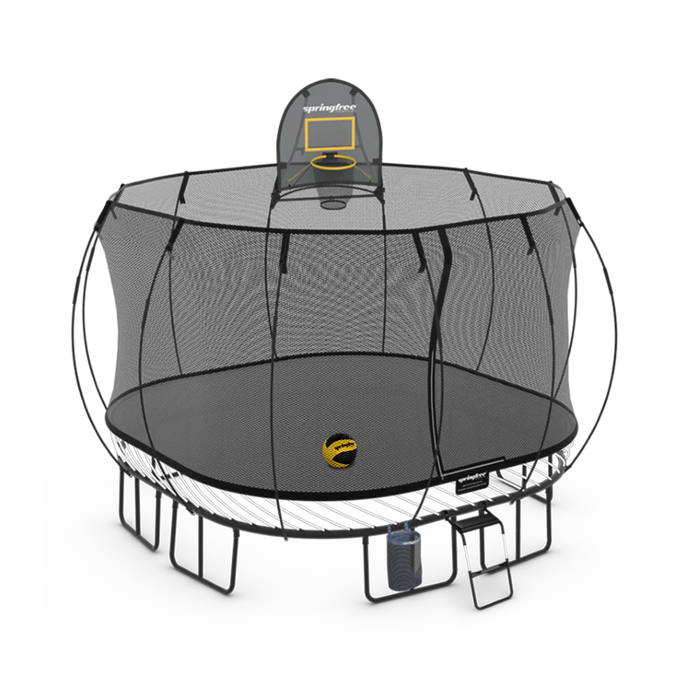SPORT - BUNDLE - Trampoline, Hoop, FlexrStep, Storage Bag, Dropship