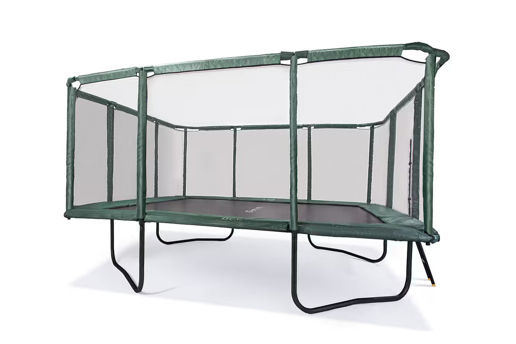 GeeTramp Force 14ft x 16ft Rectangle Trampoline - Black Edition - Standard
