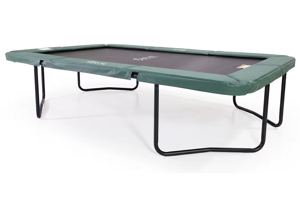 GeeTramp Force 9ft x 14ft Rectangle Trampoline - In Ground