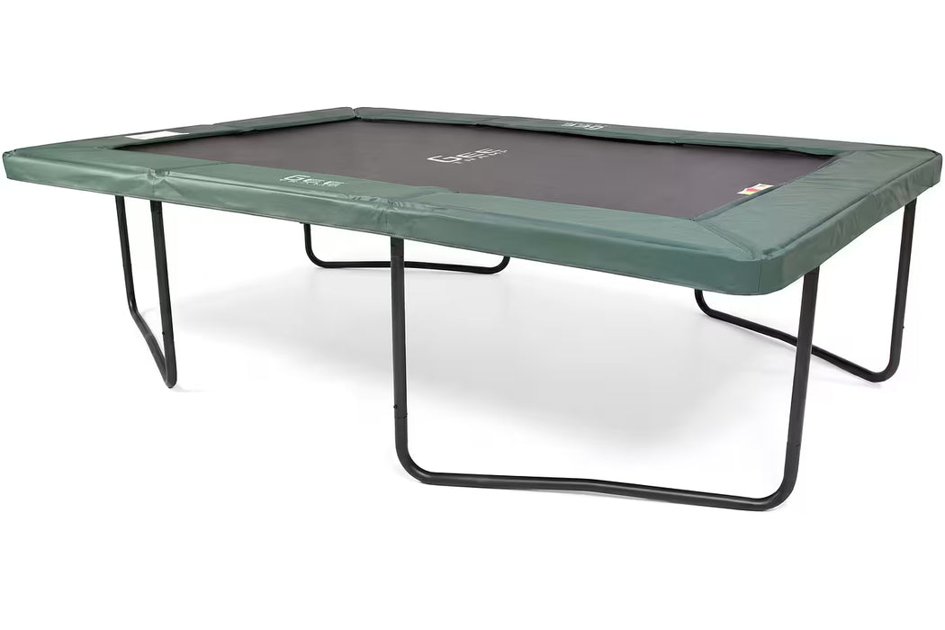 GeeTramp Force 8ft x 12ft Rectangle Trampoline - In Ground - Standard