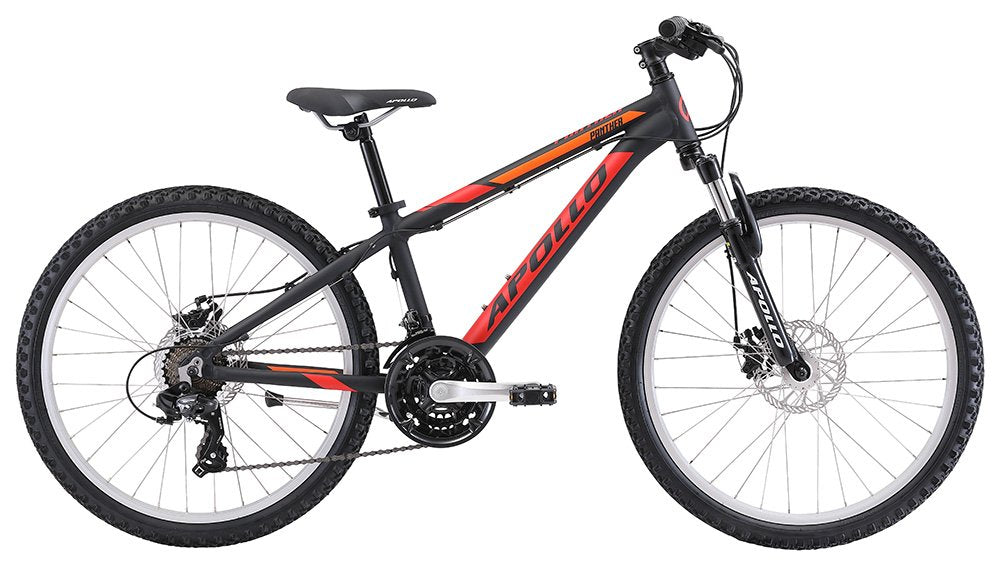 Panther 24Inch Matte Black / Red / Orange