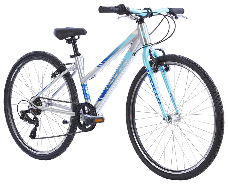 Neo+ 26 7s Girls Brushed Alloy / Ice Blue, Navy Blue Fade