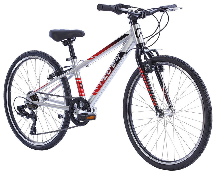 Neo+ 24 7s Boys Brushed Alloy / Black, Red Fade