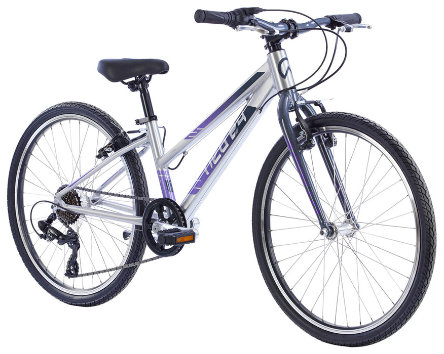 Neo+ 24 7s Girl's Brushed Alloy / Charcoal, Lavender Fade