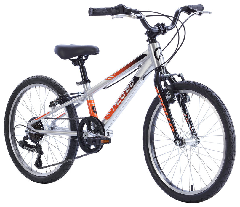 Neo+ 20 6s Boys Brushed Alloy / Black, Orange Fade