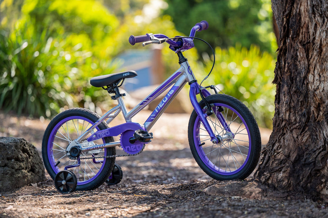 Neo+ 16 Girls Brushed Alloy / Lavender, Purple Fade