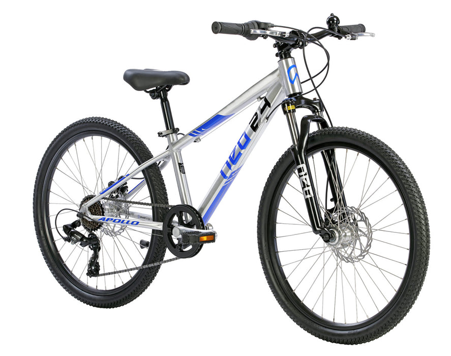 Neo Disc+ 24 7s Boys Brushed Alloy / Blue / Black