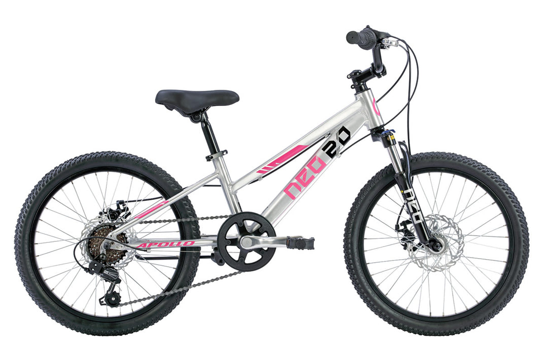 Neo Disc+ 20 6s Girls Brushed Alloy / Pink / Black