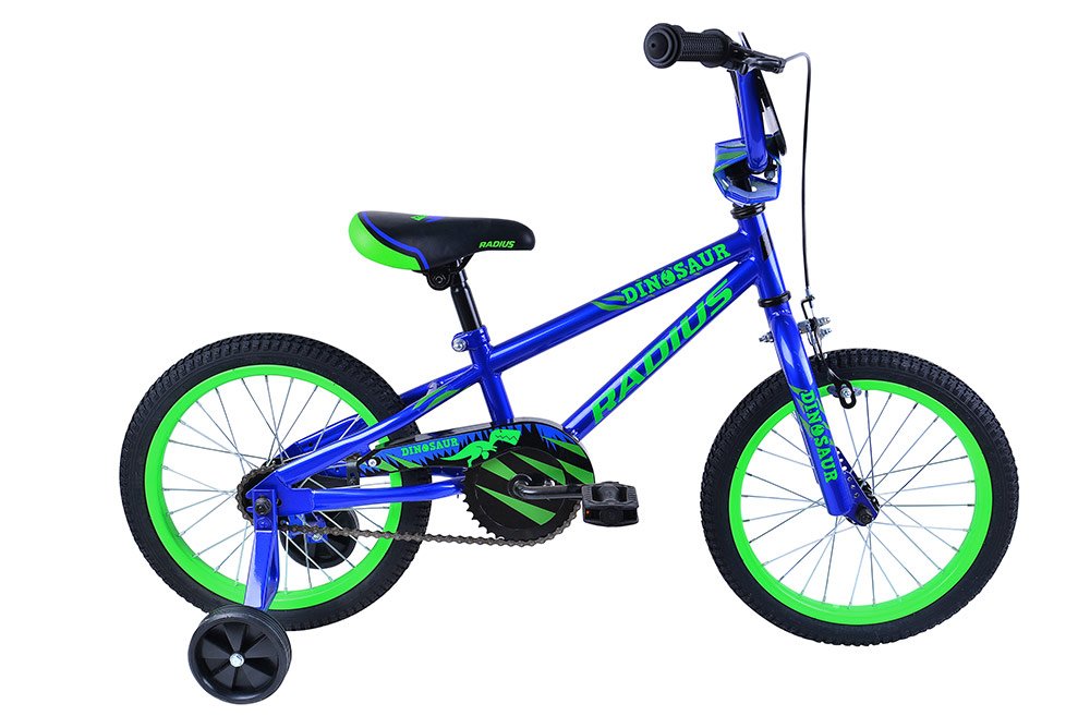 Dinosaur 16Inch Gloss Navy Blue/Neon Green
