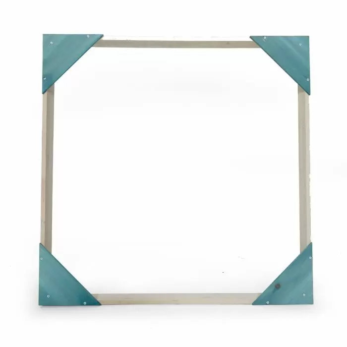 Plum Play Square Wooden Sandpit – Teal