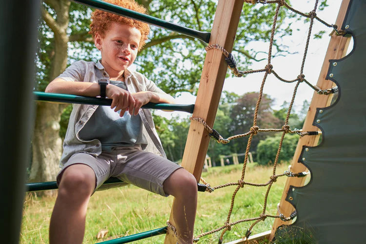 Climbing Pyramid with Slide & Swings