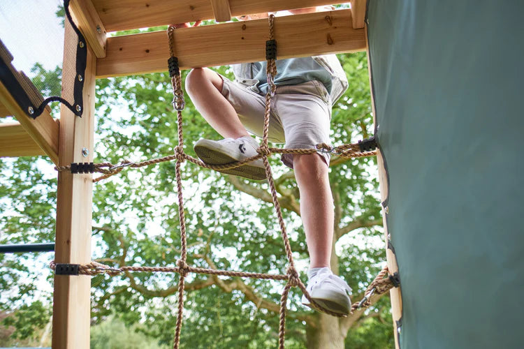 Climbing Pyramid with Slide & Swings