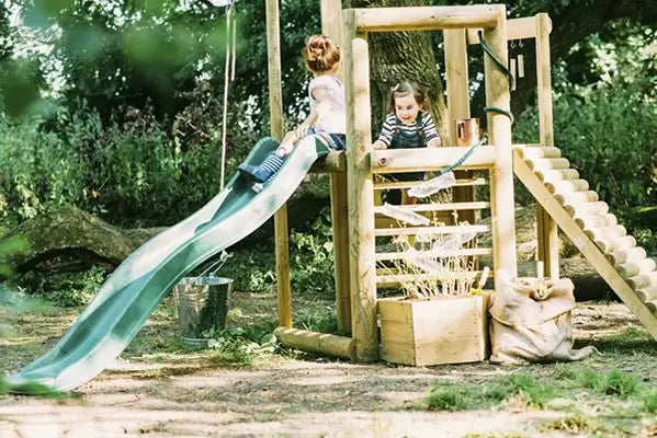 Plum Woodland Treehouse | Wooden Jungle Gym for Kids with Accessories (Perth Delivery Only)
