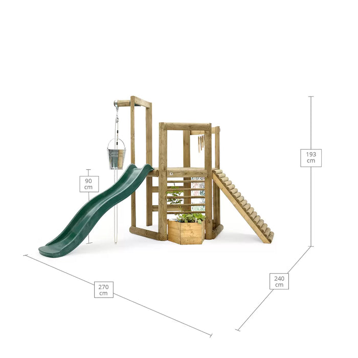 Plum Woodland Treehouse | Wooden Jungle Gym for Kids with Accessories (Perth Delivery Only)