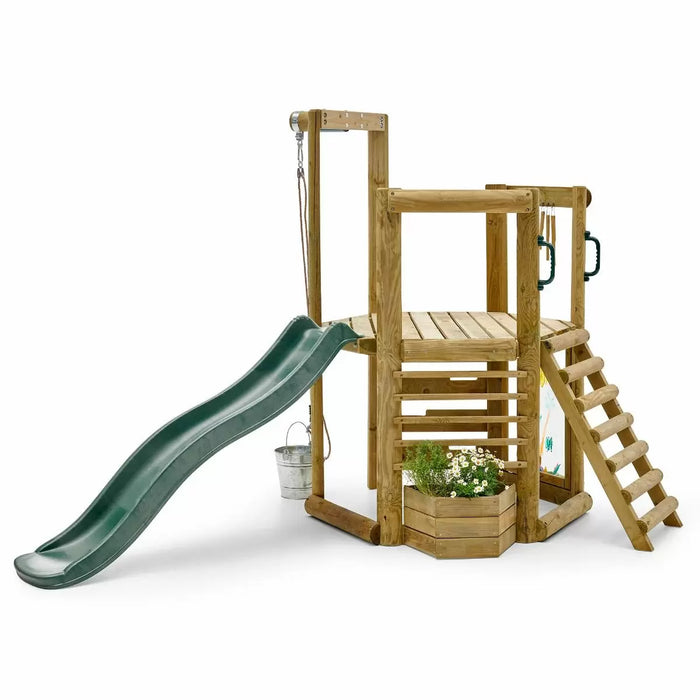 Plum Woodland Treehouse | Wooden Jungle Gym for Kids with Accessories (Perth Delivery Only)