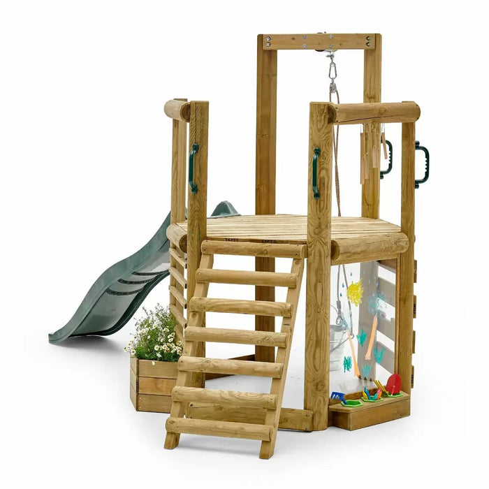 Plum Woodland Treehouse | Wooden Jungle Gym for Kids with Accessories (Perth Delivery Only)