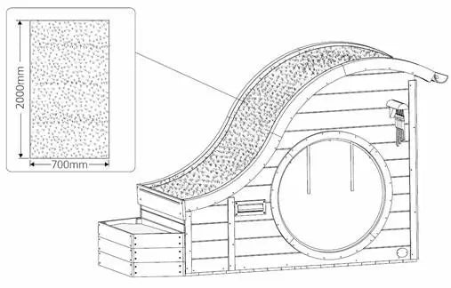 Plum Nature Play Hideaway Cubby | Wooden Outdoor Playhouse for Kids (Perth Delivery Only)