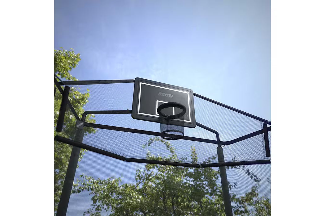ACON HD Basketball Hoop with Back Net for Rectangle Trampolines Accessories