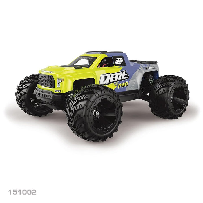 MAVERICK 1/16 QBIT MT PRO MONSTER TRUCK -  FLUORO GREEN