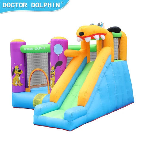 Doctor Dolphin children commercial kids inflatable bouncer Jumping slide bounce house inflatable castles bouncy castle