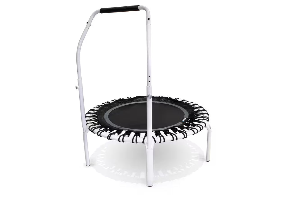 ACON Fitness Rebounder - Round Rebounder Trampoline w/ Handle - 44" (1.12m) White