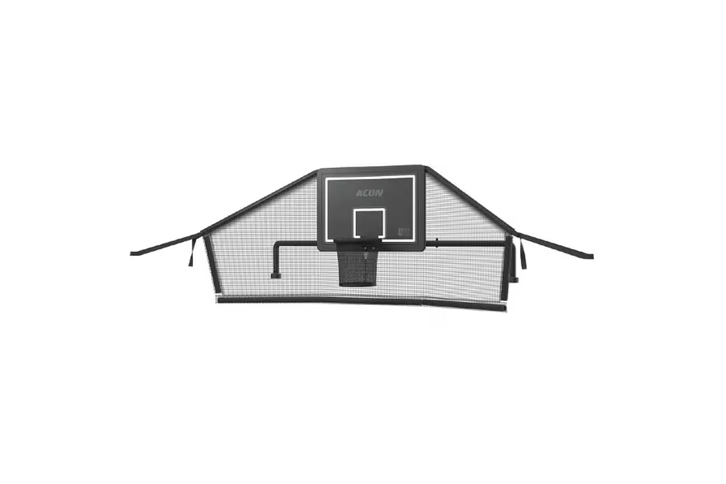 ACON X Basketball Hoop with Back Net for 17ft Rectangle Trampoline Accessories