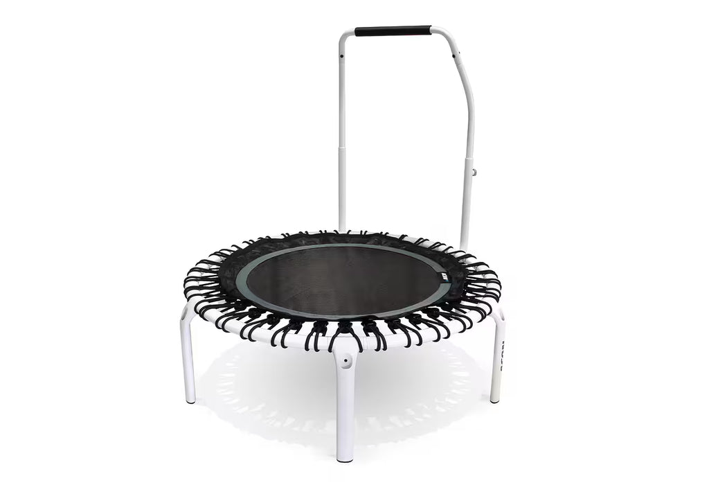 ACON Fitness Rebounder - Round Rebounder Trampoline w/ Handle - 44" (1.12m) White