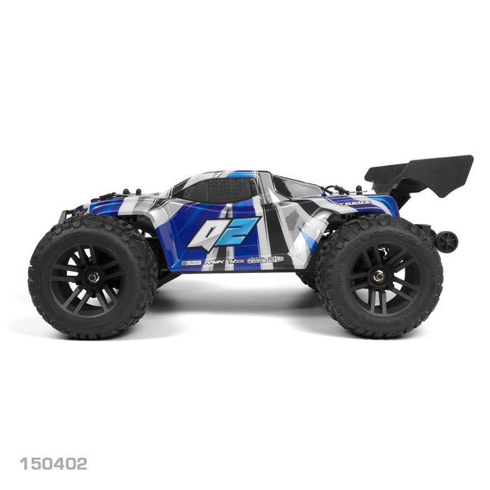 MAVERICK QUANTUM2 XT 1/10TH STADIUM TRUCK -BLUE