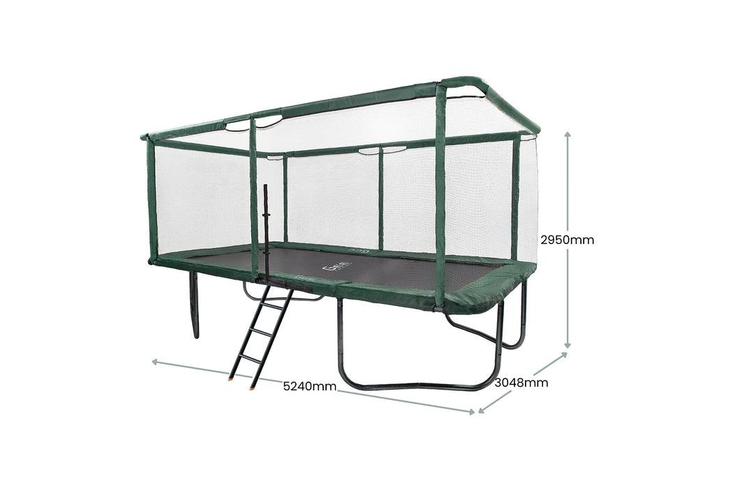 GeeTramp Force Pro 10ft x 17ft Rectangle Trampoline