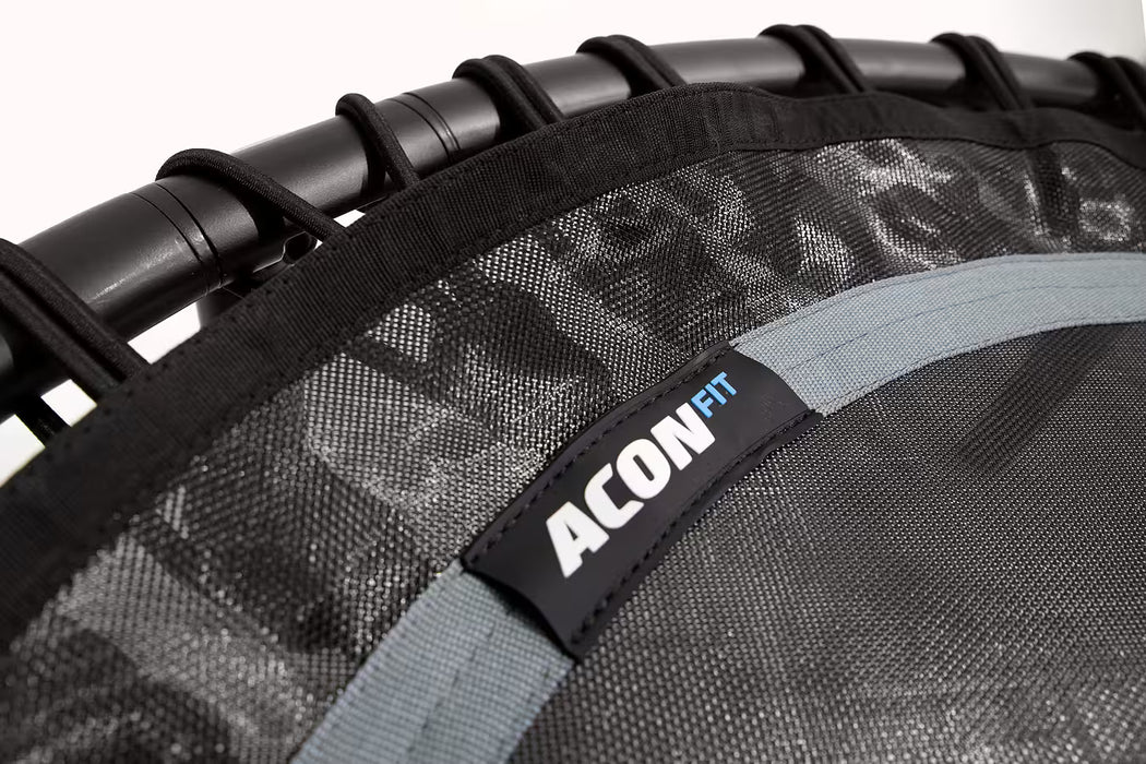 ACON Fitness Rebounder - Round Rebounder Trampoline w/ Handle - 44" (1.12m) Black