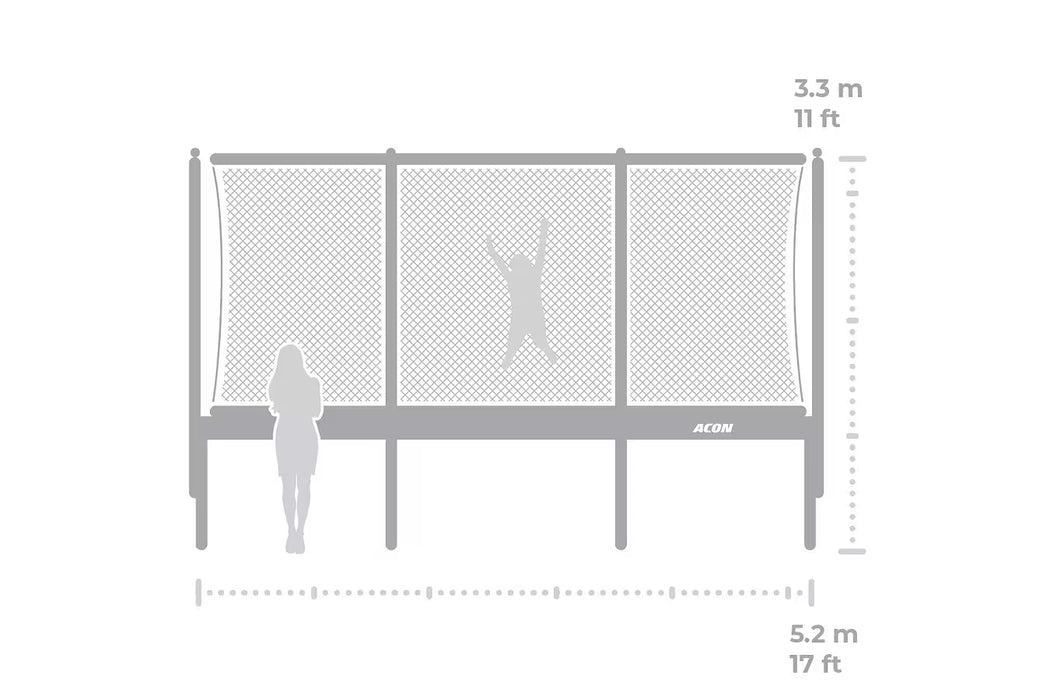ACON 16 HD Rectangle Trampoline and Enclosure