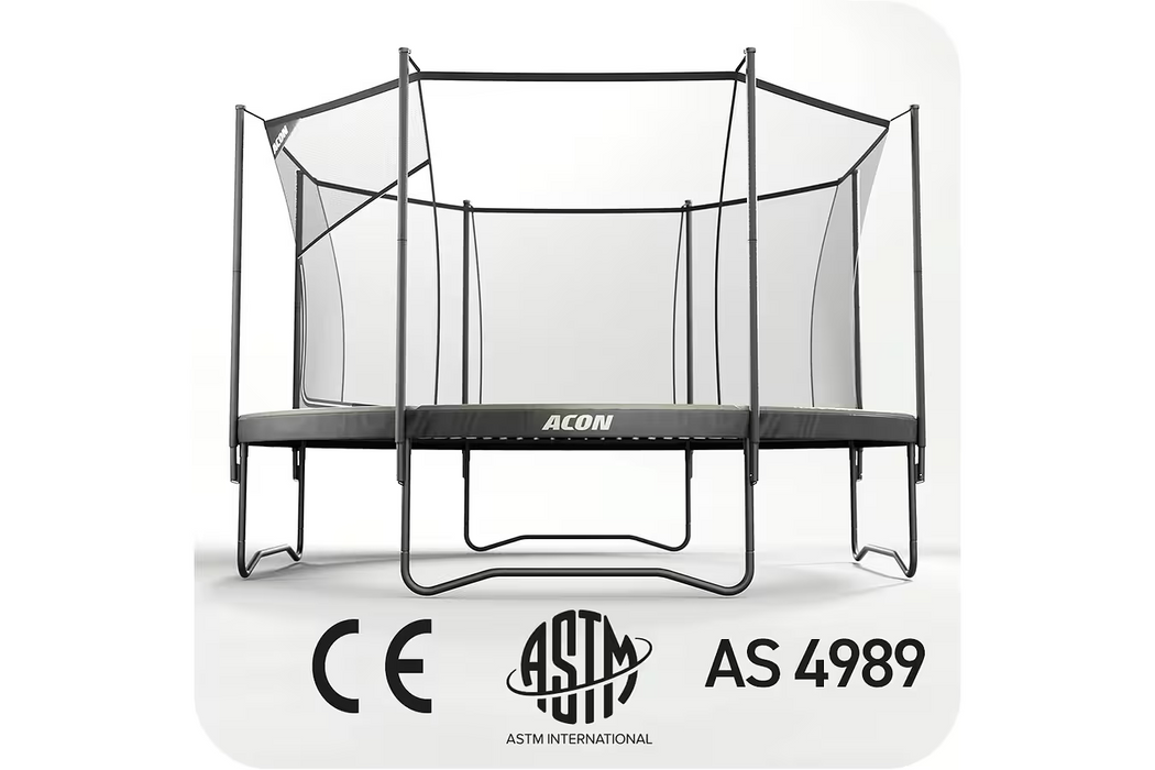 ACON AIR 12ft Round Trampoline with Standard Net - GEN 2.0