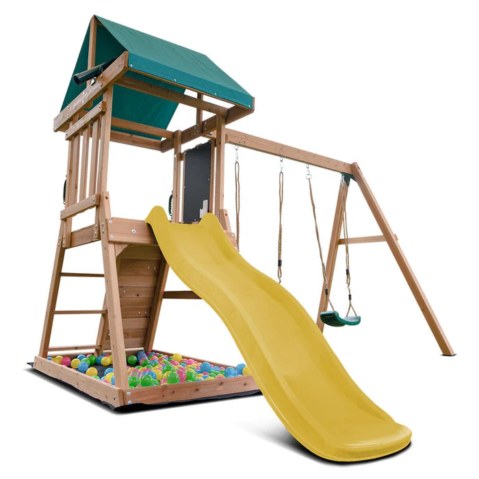Greenvale Play Centre with 1.8m Slide (Cubby Clearance)