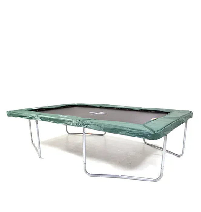 GeeTramp Force 8x12ft Rectangle Trampoline - In Ground - High Bounce
