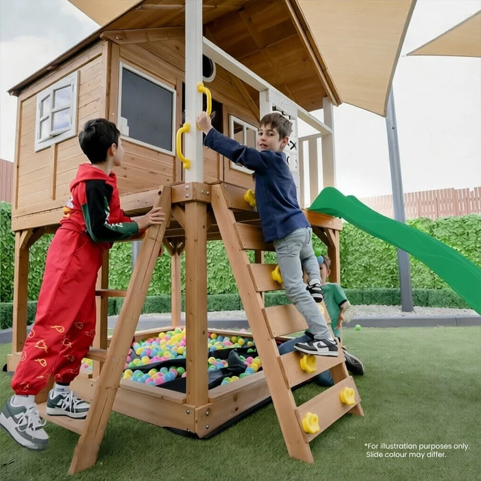 Warrigal Cubby House with 2.2m Slide (Cubby Clearance)