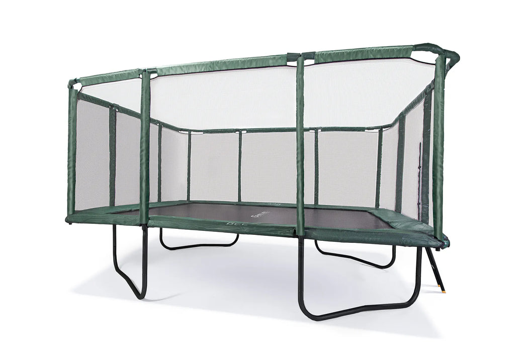 GeeTramp Force 14ft x 16ft Rectangle Trampoline - Family Fun Bundle