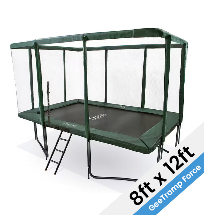 GeeTramp Force 8ft x 12ft Rectangle Trampoline (FREE Perth Only Delivery)