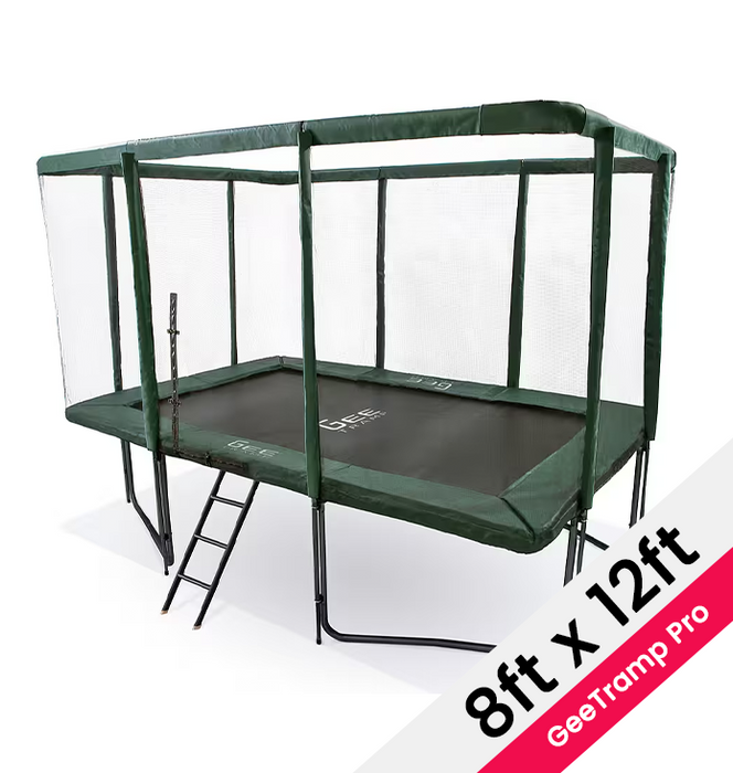GeeTramp Force Pro 8ft x 12ft Rectangle Trampoline (FREE Perth Only Delivery)